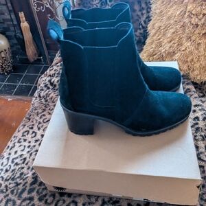 UGG Black Heeled Boots